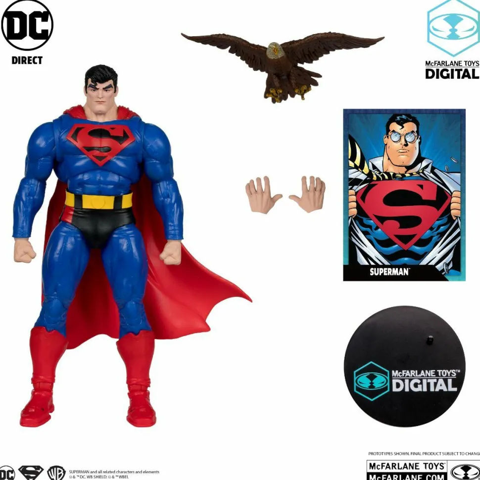 Superman - Superman (Our Worlds At War) DC Multiverse Mcfarlane Toys Digital 7" Scale Action Figure