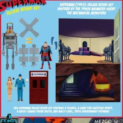 Superman - Superman: The Mechanical Monsters (1941) Deluxe 5-Points 3.75” Action Figure 4-Pack