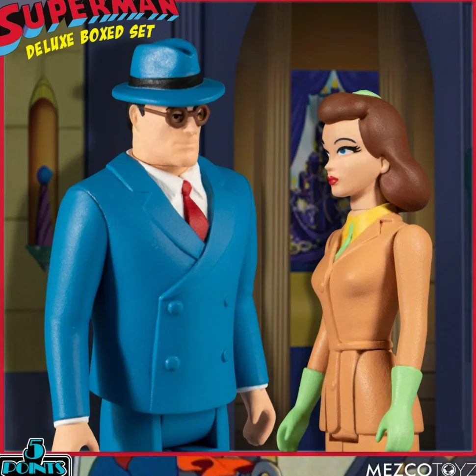 Superman - Superman: The Mechanical Monsters (1941) Deluxe 5-Points 3.75” Action Figure 4-Pack