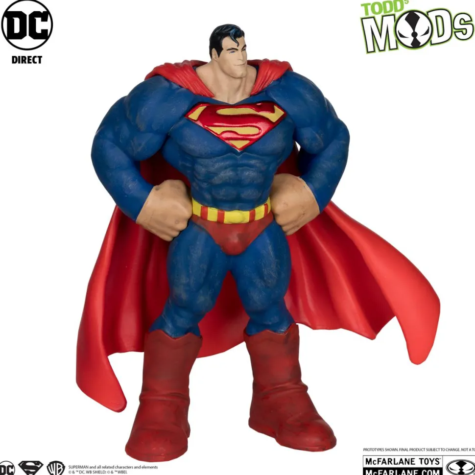 Superman - Superman Todd's Mods Collector Vinyl 4.5" Scale PVC Posed Figure