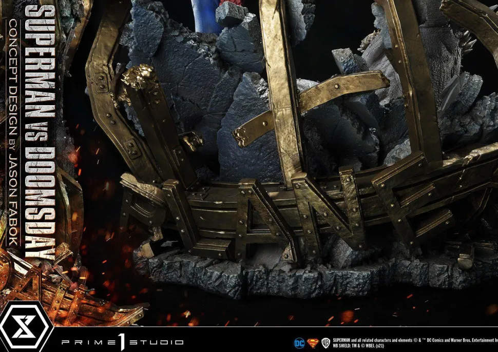 Superman - Superman vs Doomsday 1/3 Scale Diorama Statue