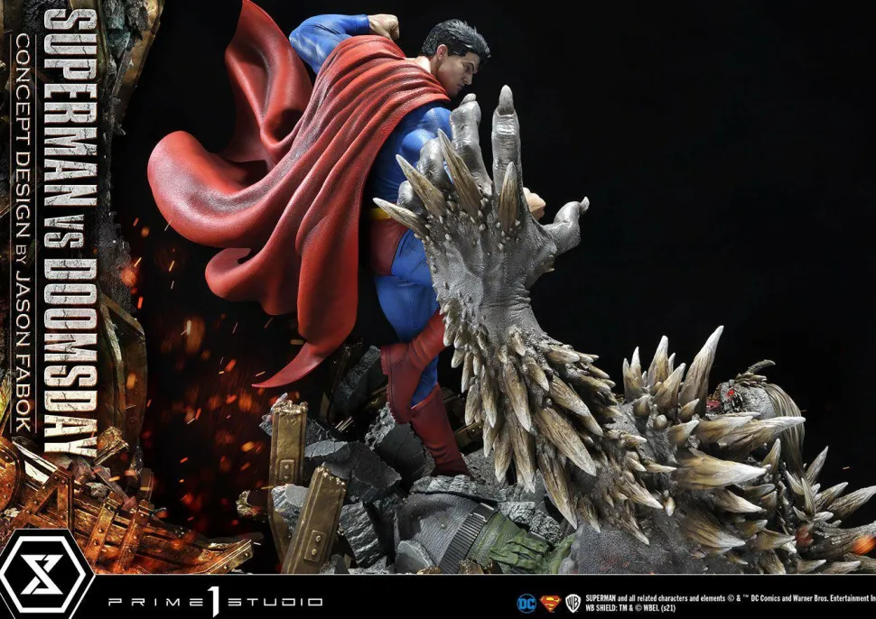 Superman - Superman vs Doomsday 1/3 Scale Diorama Statue