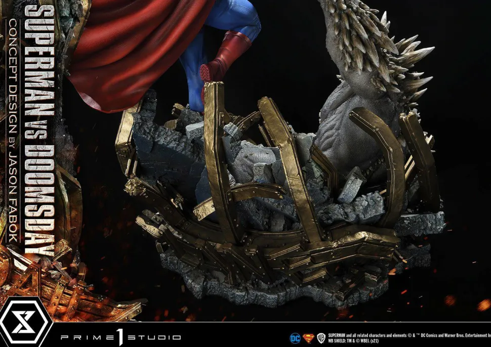 Superman - Superman vs Doomsday 1/3 Scale Diorama Statue