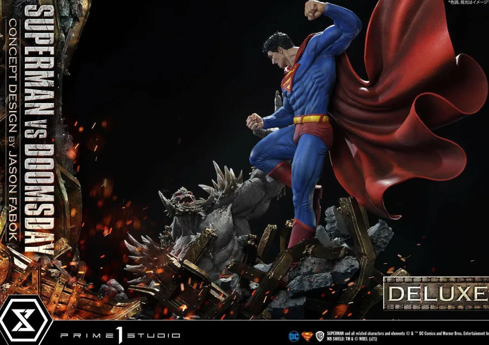 Superman - Superman vs Doomsday Deluxe 1/3 Scale Diorama Statue