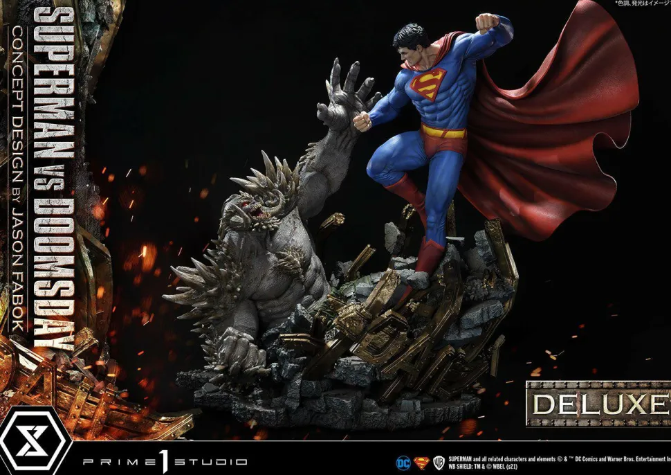 Superman - Superman vs Doomsday Deluxe 1/3 Scale Diorama Statue