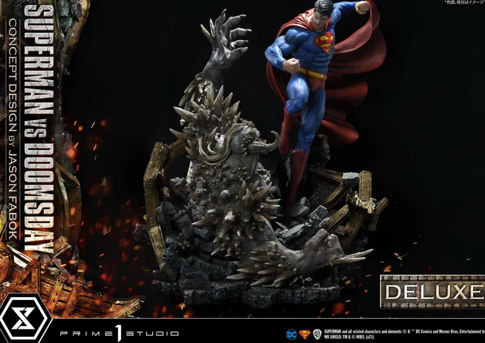 Superman - Superman vs Doomsday Deluxe 1/3 Scale Diorama Statue