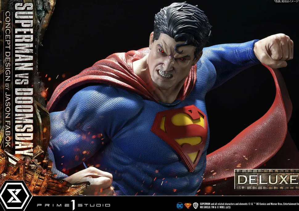 Superman - Superman vs Doomsday Deluxe 1/3 Scale Diorama Statue