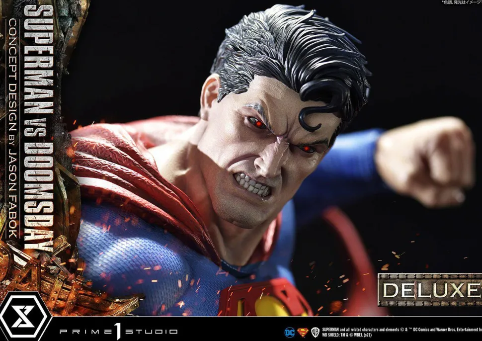 Superman - Superman vs Doomsday Deluxe 1/3 Scale Diorama Statue