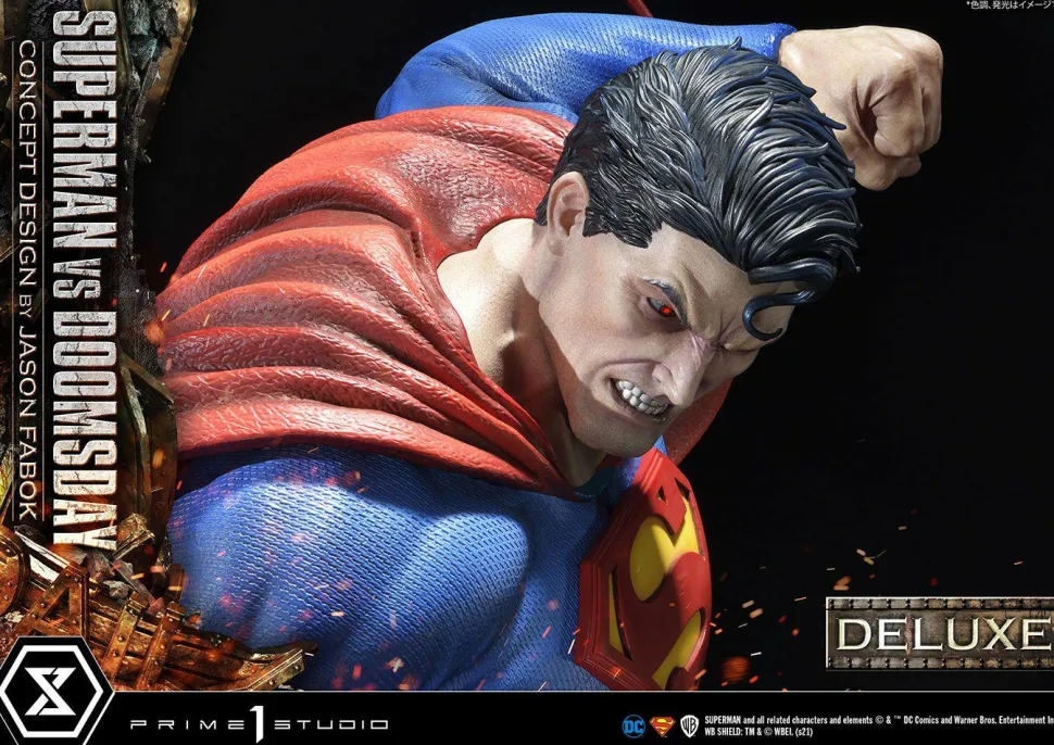 Superman - Superman vs Doomsday Deluxe 1/3 Scale Diorama Statue