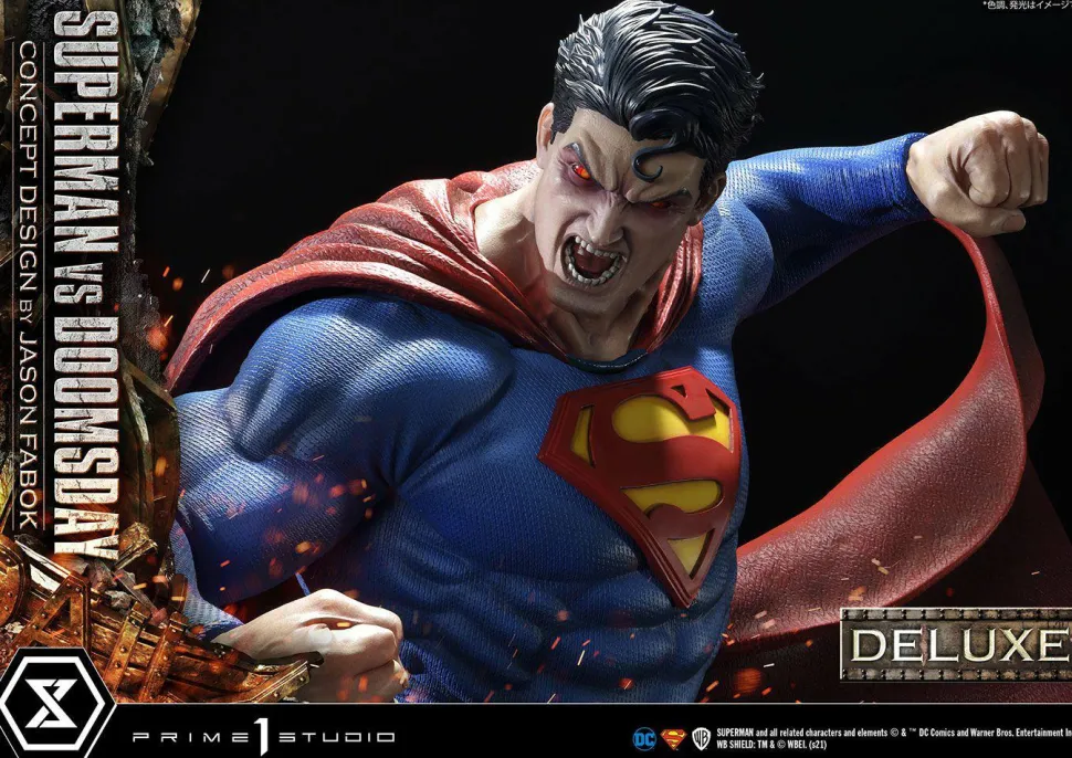 Superman - Superman vs Doomsday Deluxe 1/3 Scale Diorama Statue