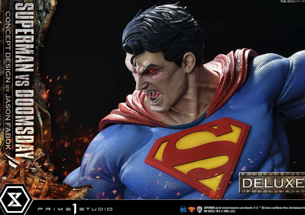 Superman - Superman vs Doomsday Deluxe 1/3 Scale Diorama Statue