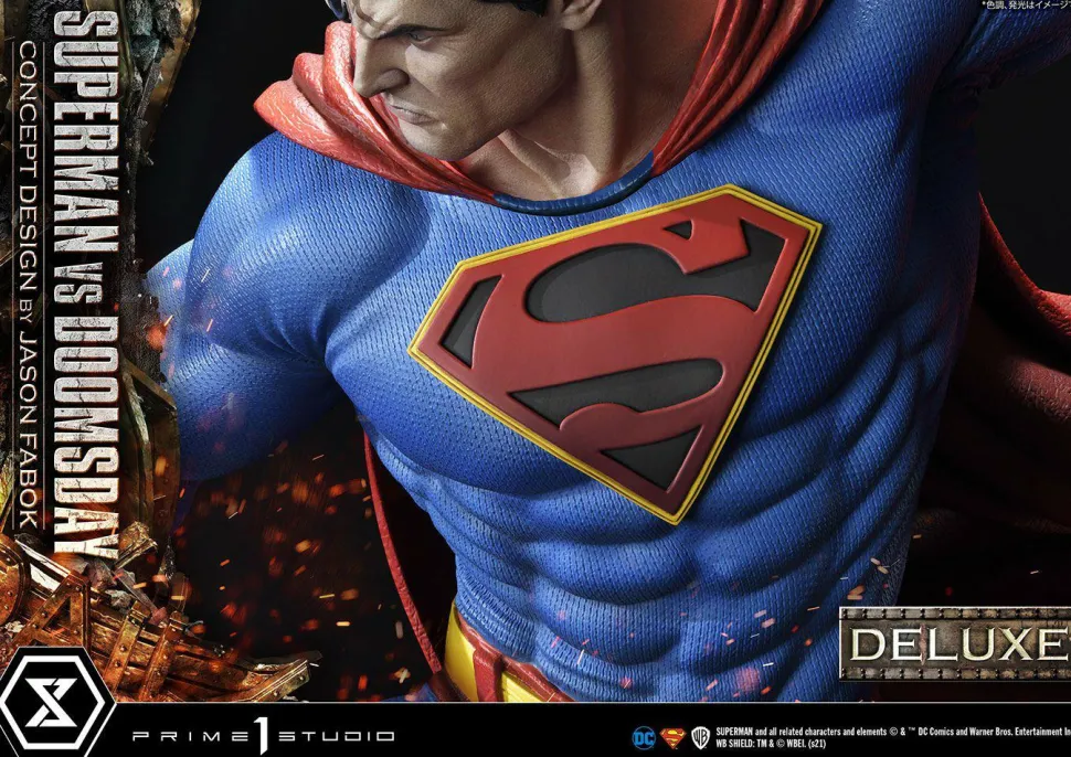 Superman - Superman vs Doomsday Deluxe 1/3 Scale Diorama Statue