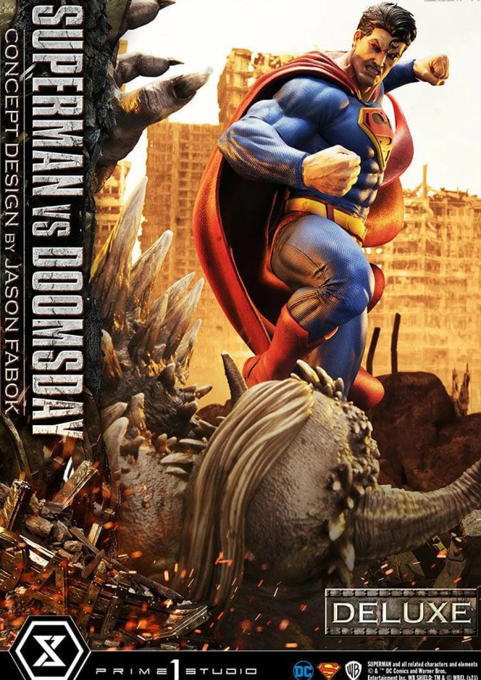 Superman - Superman vs Doomsday Deluxe 1/3 Scale Diorama Statue