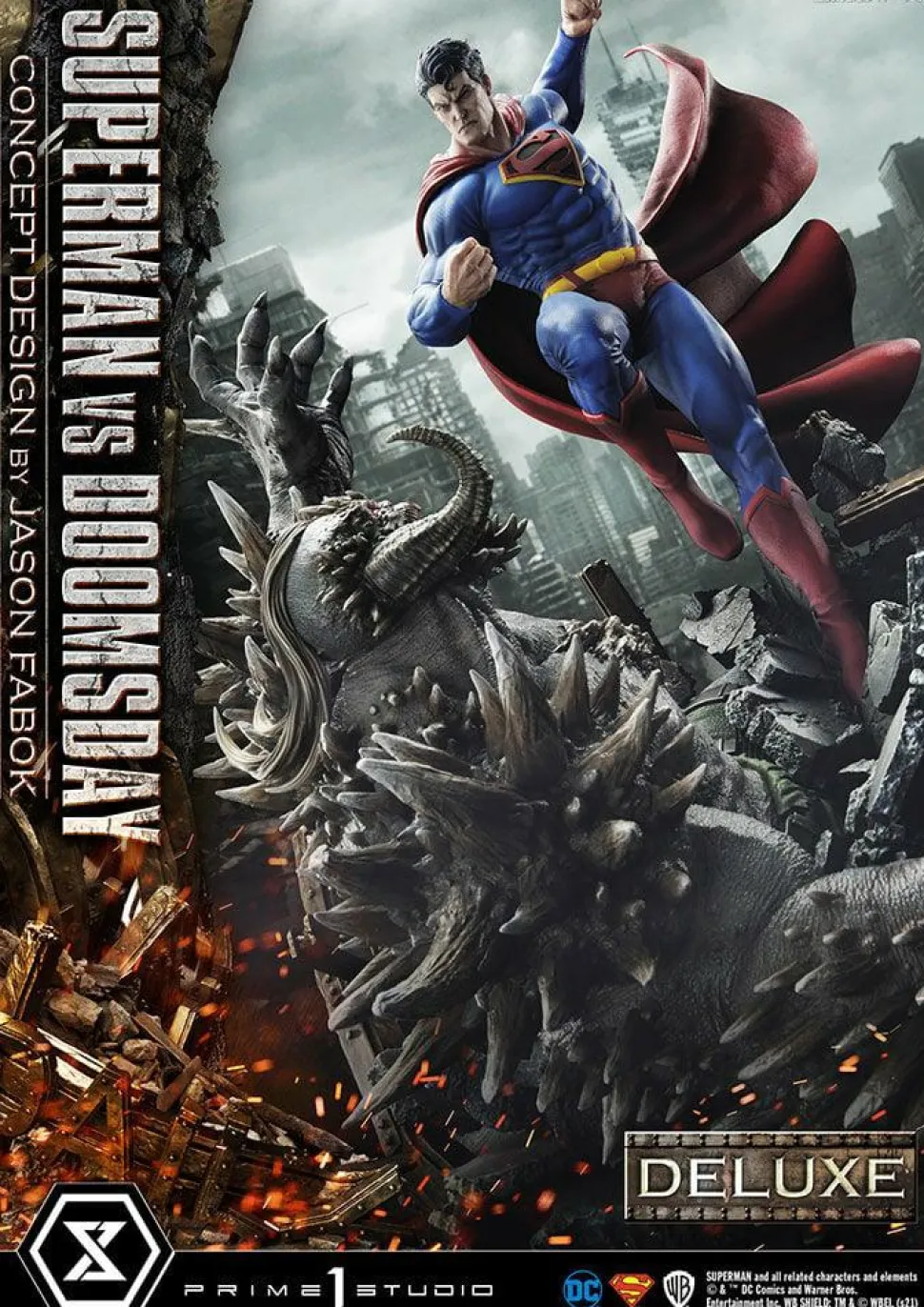 Superman - Superman vs Doomsday Deluxe 1/3 Scale Diorama Statue