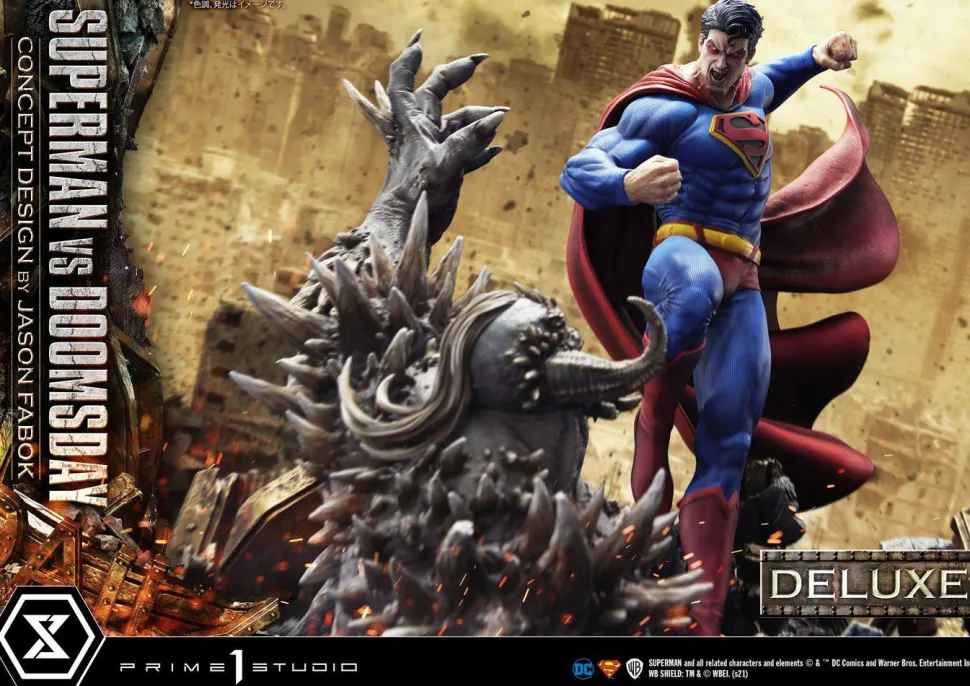 Superman - Superman vs Doomsday Deluxe 1/3 Scale Diorama Statue