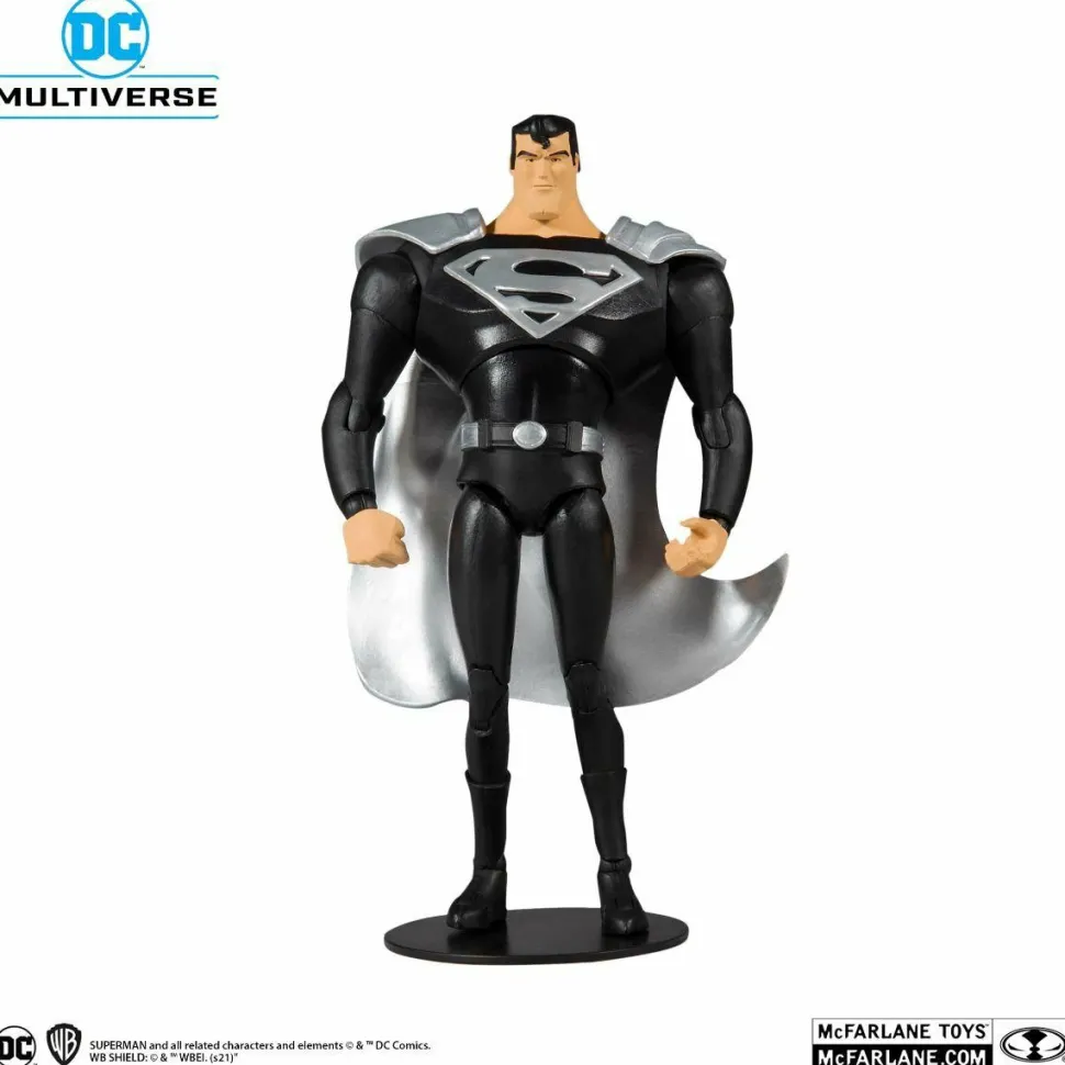 Superman: The Animated Series - Superman Black Suit Variant DC Multiverse 7” Scale Action Figure