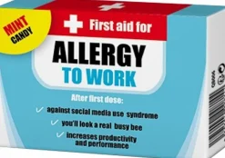 Sweet First Aid Mints - Allergy to Work Mint Candy Blister Pack