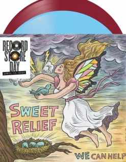 Sweet Relief Vol. IV: We Can Help by Various Artists LP Vinyl Record (2025 Record Store Day Exclusive Baby Blue & Magenta Coloured Vinyl)