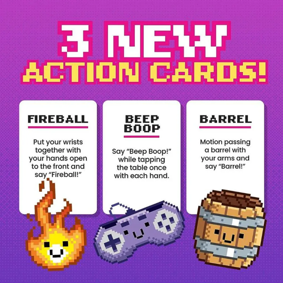 Taco Cat Goat Cheese Pizza - 8-Bit Edition Card Game