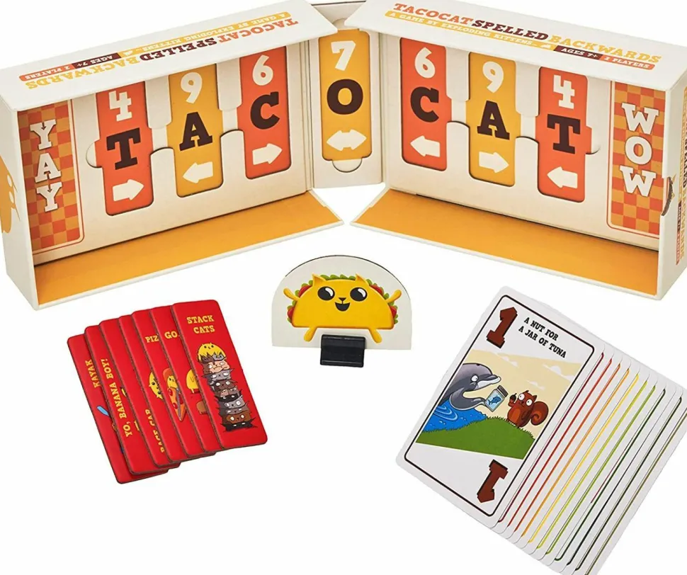 Tacocat Spelled Backwards - Card Game