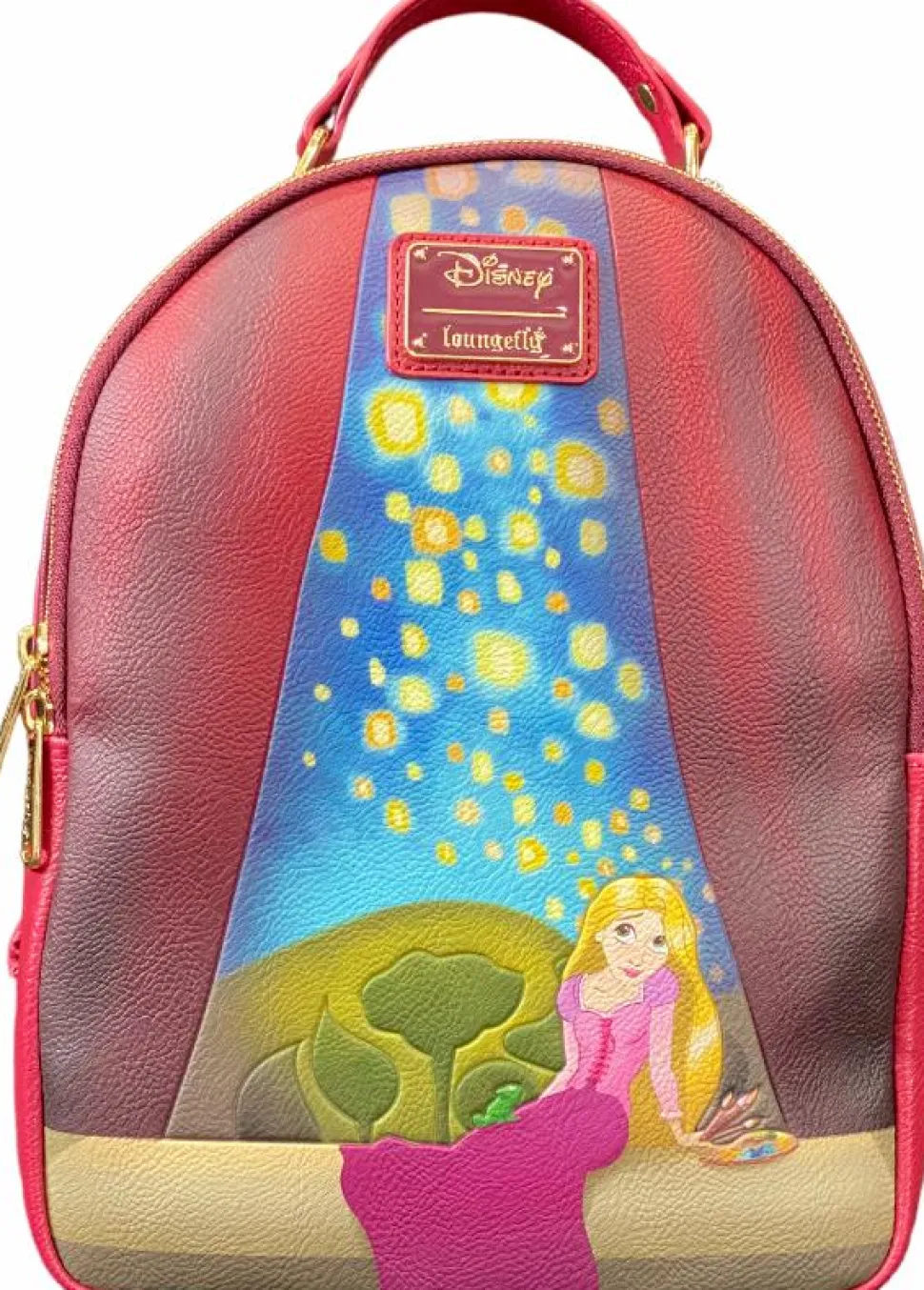 Tangled - Art 11" Faux Leather Mini Backpack