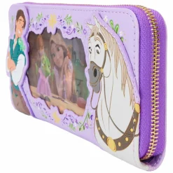 Tangled - Rapunzel Princess Lenticular 4" Faux Leather Zip-Around Wallet