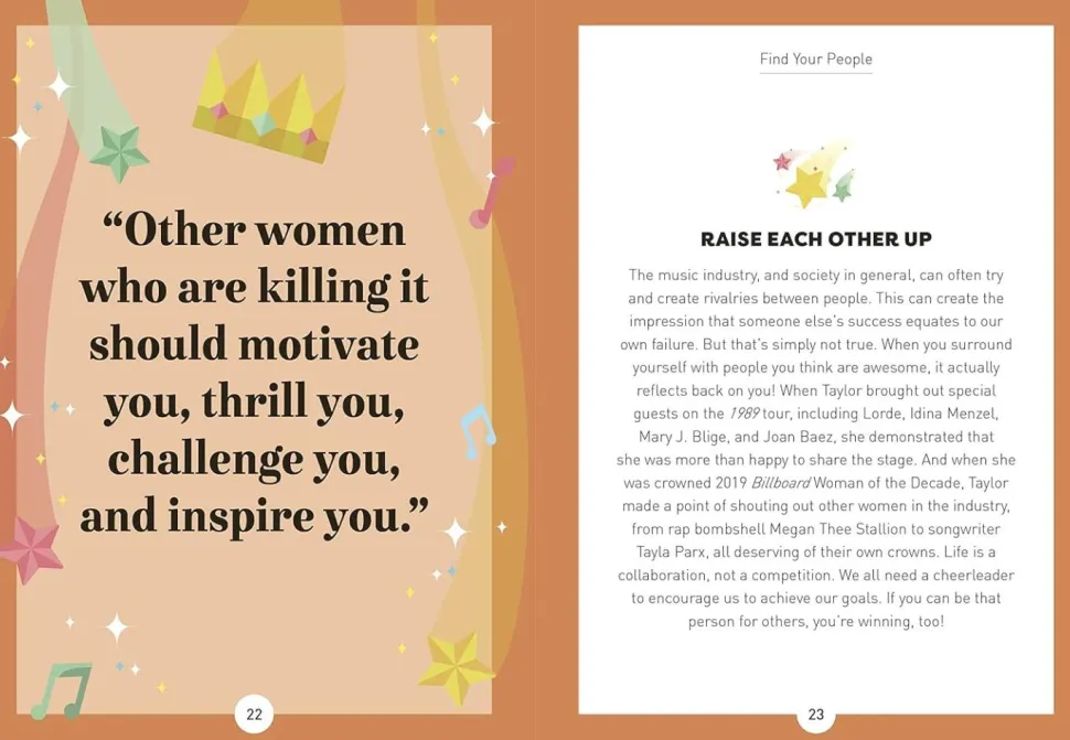 Taylor Swift - Be More Taylor: Fearless Advice on Following Your Dreams and Finding Your Voice Hardcover Book