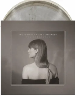 Taylor Swift - The Tortured Poets Department: The Anthology 4xLP Vinyl Record (Clear Marbled, Grey Marbled Translucent, Dark Grey Marbled Translucent & Gold Marbled Translucent Coloured Vinyl)