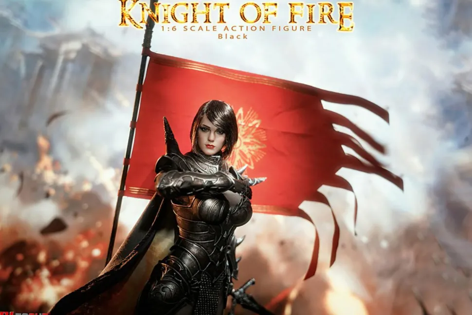 TBLeague - Knight of Fire Black Version 1/6th Scale Action Figure