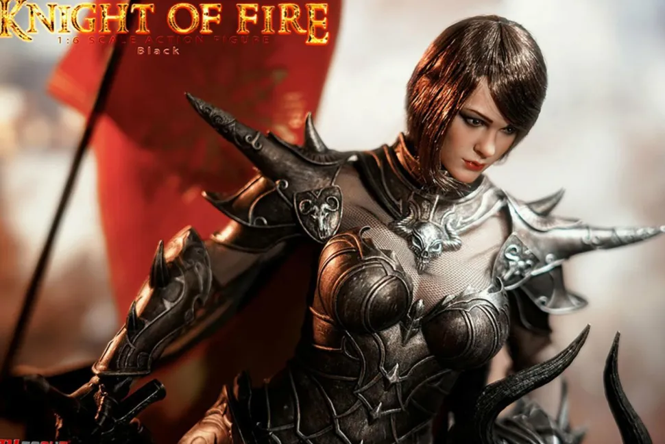 TBLeague - Knight of Fire Black Version 1/6th Scale Action Figure