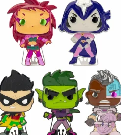 Teen Titans Go! - 4" Pop! Enamel Pin Bundle (Set of 5)