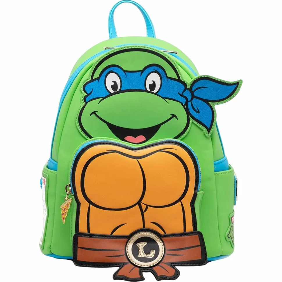 Teenage Mutant Ninja Turtles - Leonardo Cosplay 10" Faux Leather Mini Backpack