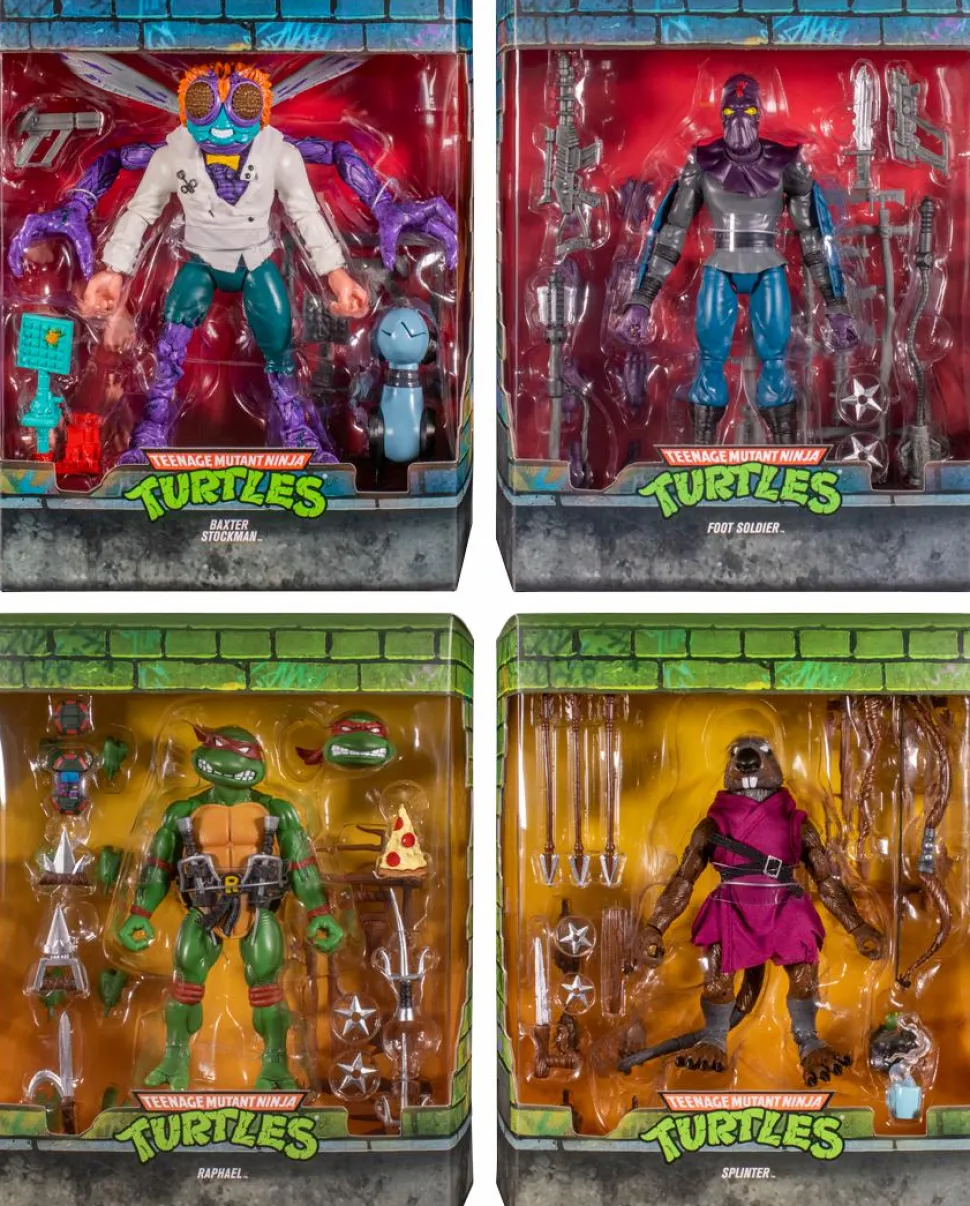 Teenage Mutant Ninja Turtles (1987) - Wave 1 Ultimates! 7” Action Figure Assortment (Set of 4)