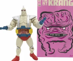 Teenage Mutant Ninja Turtles - Krang with Android Body BST AXN XL 1/15th Scale Action Figure with IDW 'Best of Krang' Comic Book