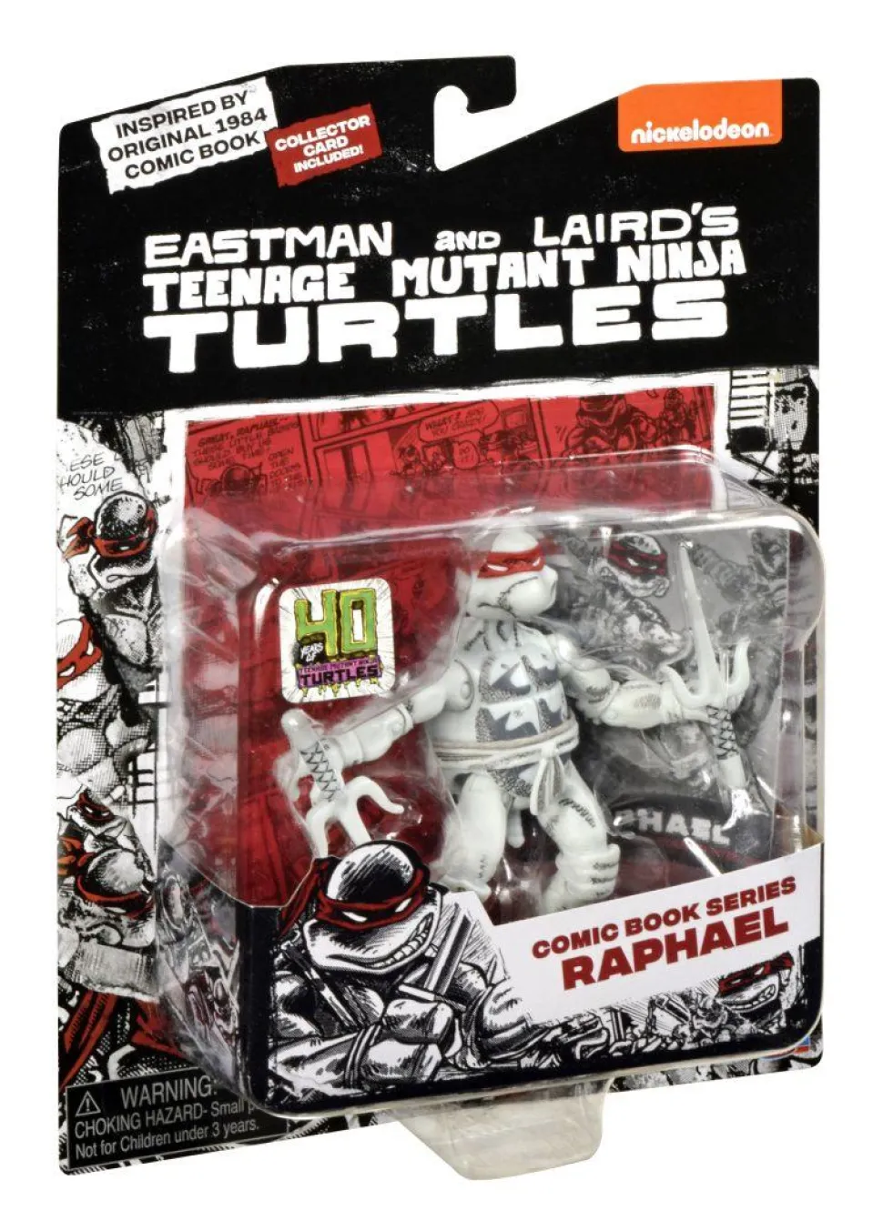 Teenage Mutant Ninja Turtles (1984) - Original Comic Book Series Black & White Turtles 40th Anniversary 4" Action Figure 4-Pack