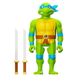 Teenage Mutant Ninja Turtles (1987) - Leonardo (Toon) ReAction 3.75" Action Figure