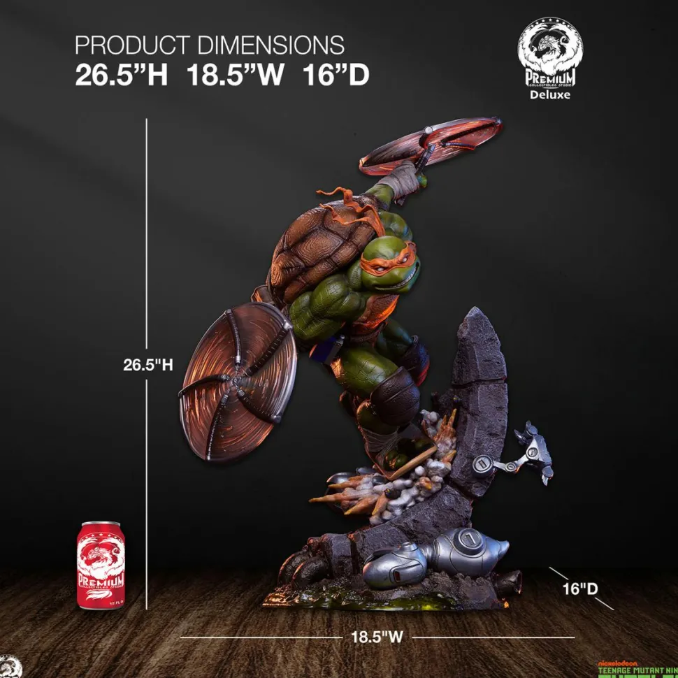 Teenage Mutant Ninja Turtles - Michelangelo Legends Deluxe 1/3 Scale Statue