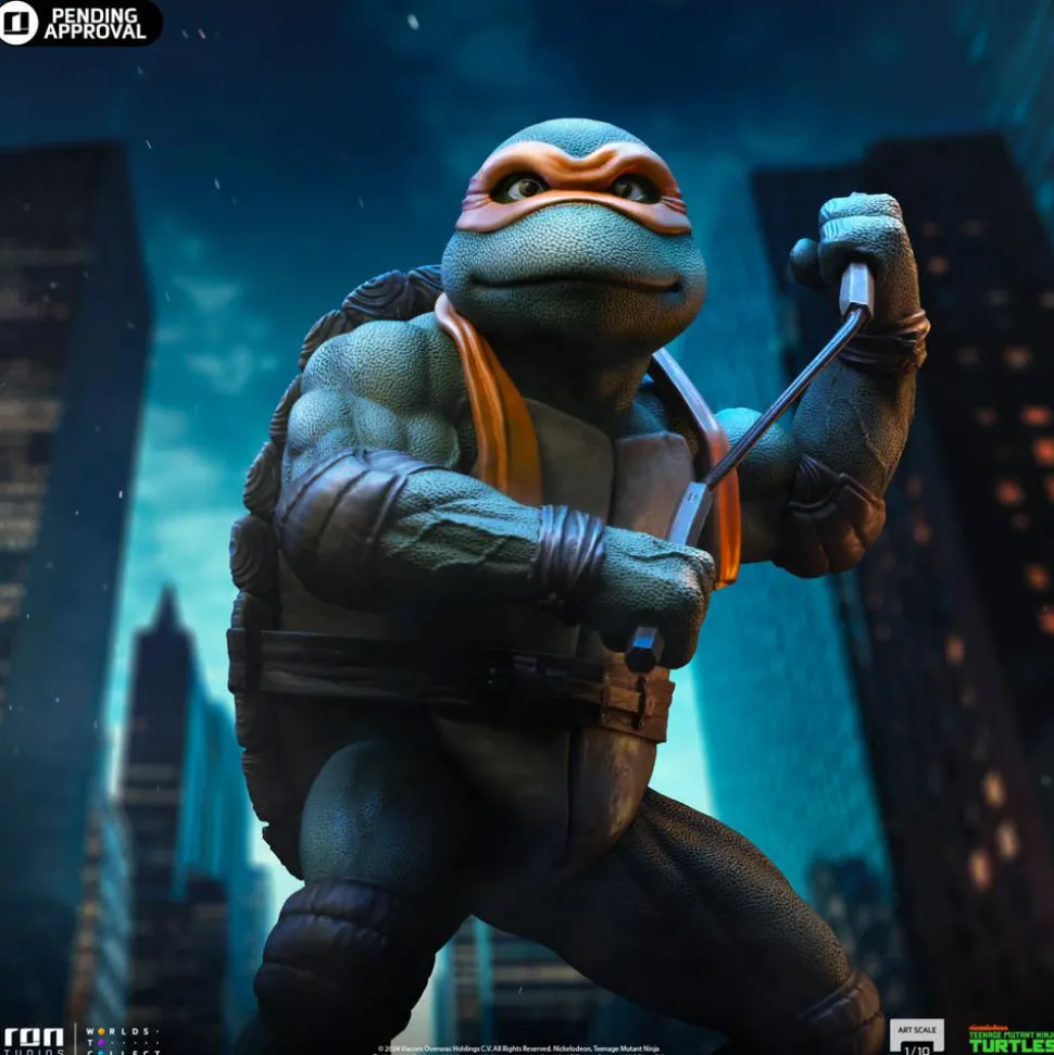 Teenage Mutant Ninja Turtles (1990) - Michelangelo 1/10th Scale Statue