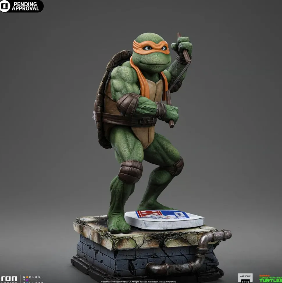 Teenage Mutant Ninja Turtles (1990) - Michelangelo 1/10th Scale Statue