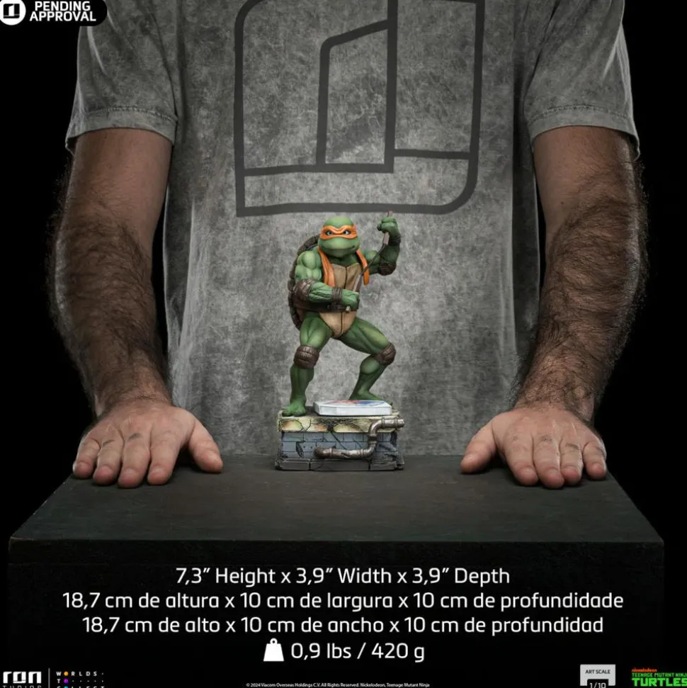 Teenage Mutant Ninja Turtles (1990) - Michelangelo 1/10th Scale Statue