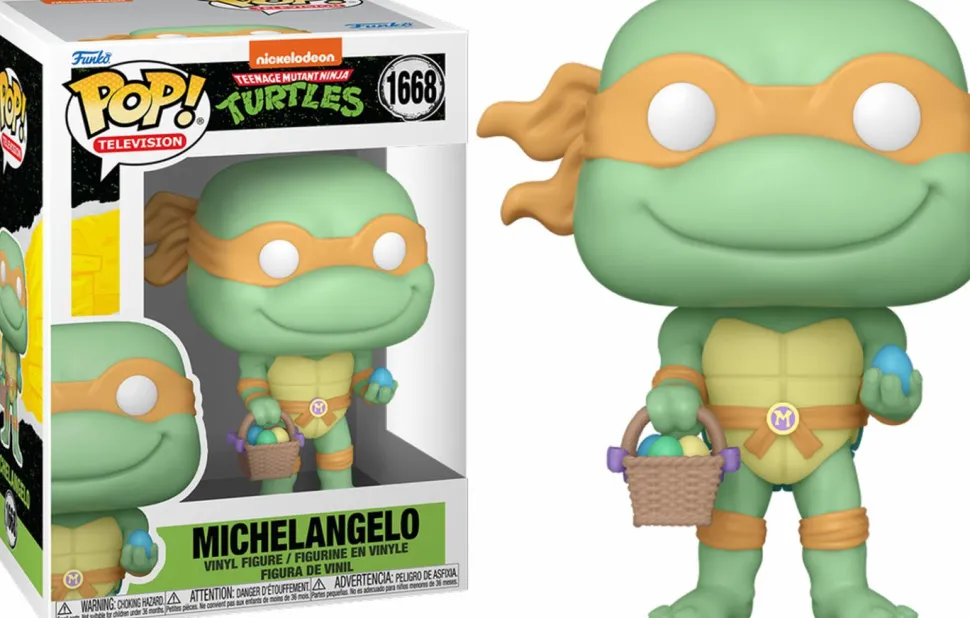Teenage Mutant Ninja Turtles - Michelangelo with Easter Basket Pop! Vinyl Figure