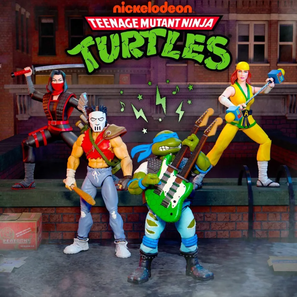Teenage Mutant Ninja Turtles (1987) - Wave 10 Ultimates! 7" Scale Action Figure Bundle (Set of 4)