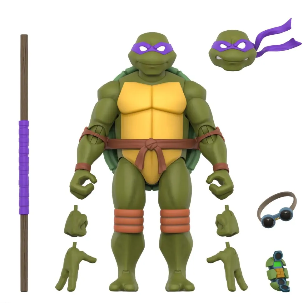 Teenage Mutant Ninja Turtles (2003) - Wave 12 Ultimates! 7" Scale Action Figure Bundle (Set of 4)