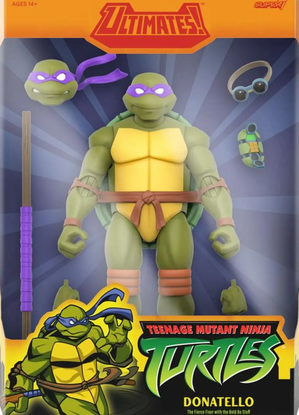 Teenage Mutant Ninja Turtles (2003) - Donatello Ultimates! 7" Scale Action Figure (Wave 12)