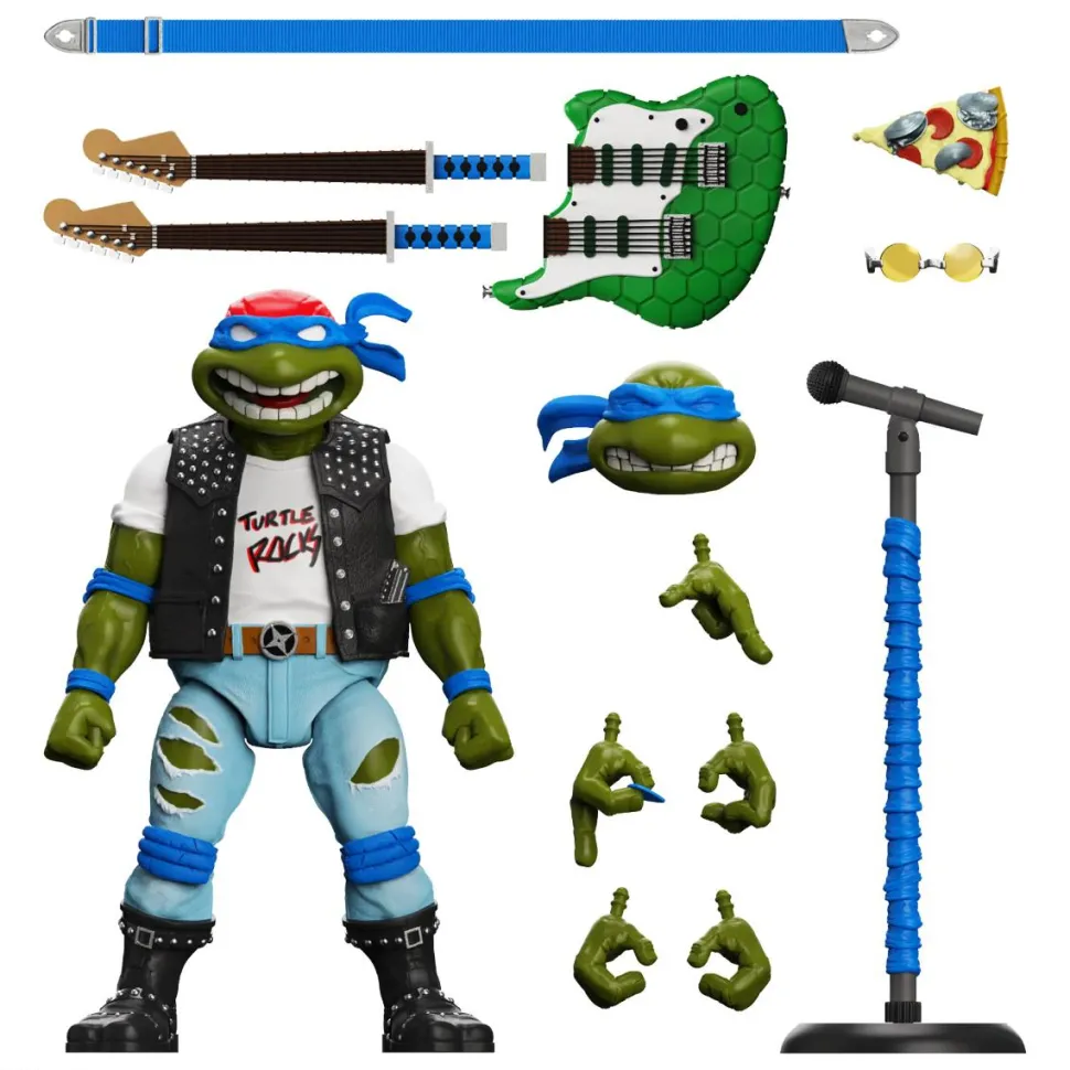Teenage Mutant Ninja Turtles (1987) - Classic Rocker Leo Ultimates! 7" Scale Action Figure (Wave 10)