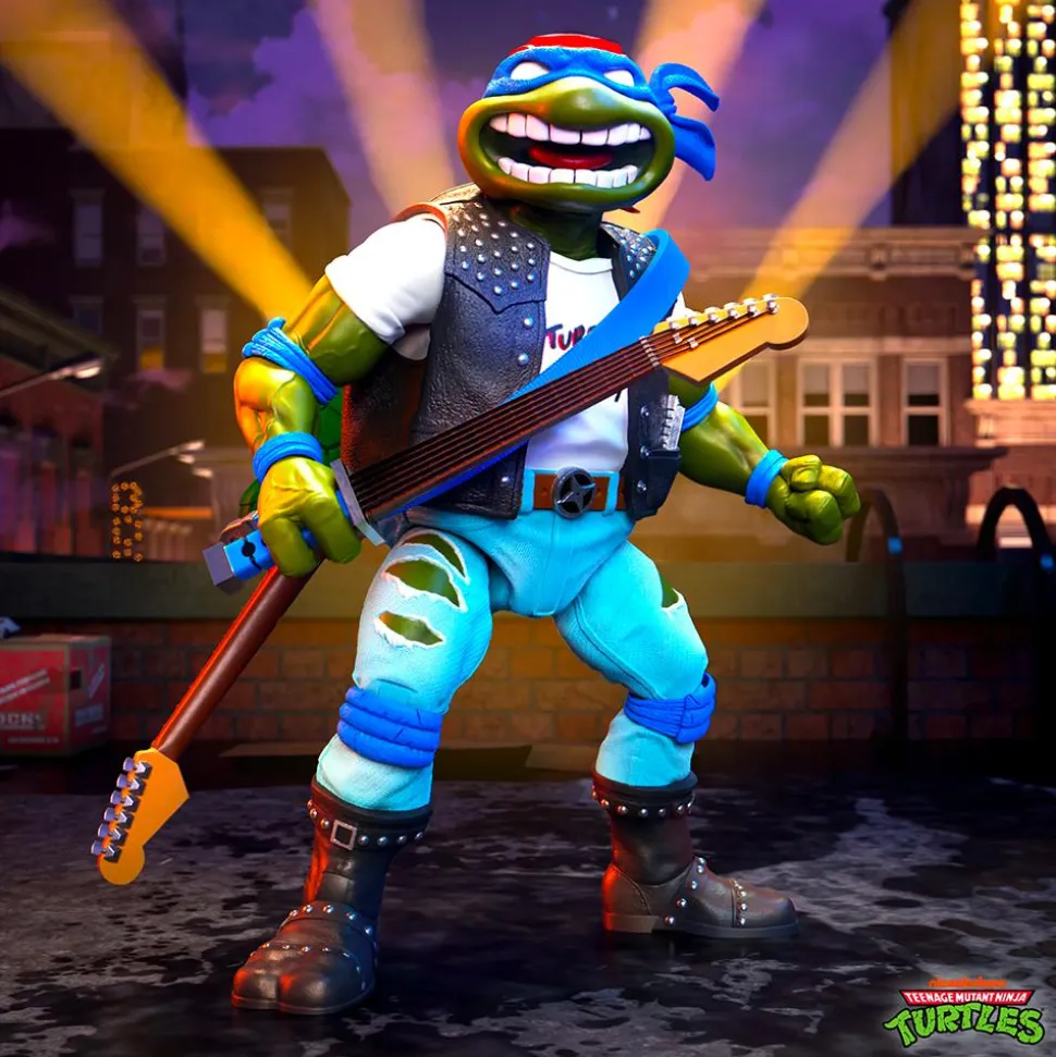 Teenage Mutant Ninja Turtles (1987) - Classic Rocker Leo Ultimates! 7" Scale Action Figure (Wave 10)