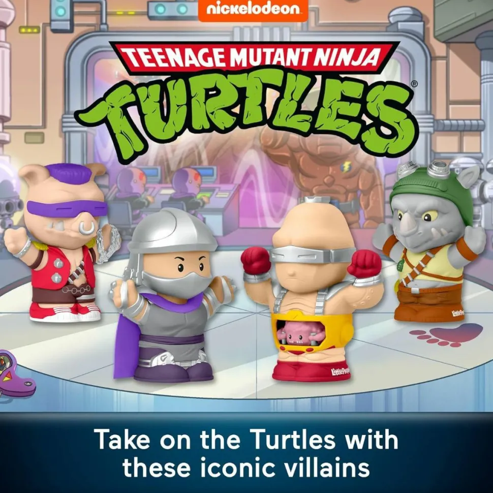 Teenage Mutant Ninja Turtles (1987) - The Foot Clan Fisher-Price Little People Collector Figure 4-Pack