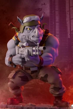 Teenage Mutant Ninja Turtles (1987) - Rocksteady 1/4 Scale Statue