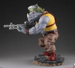 Teenage Mutant Ninja Turtles (1987) - Rocksteady 1/4 Scale Statue