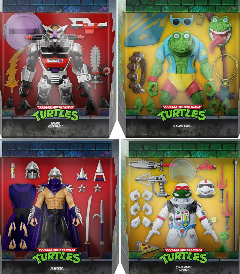 Teenage Mutant Ninja Turtles (1987) - Wave 8 Ultimates! 7” Scale Action Figure Assortment (Set of 4)